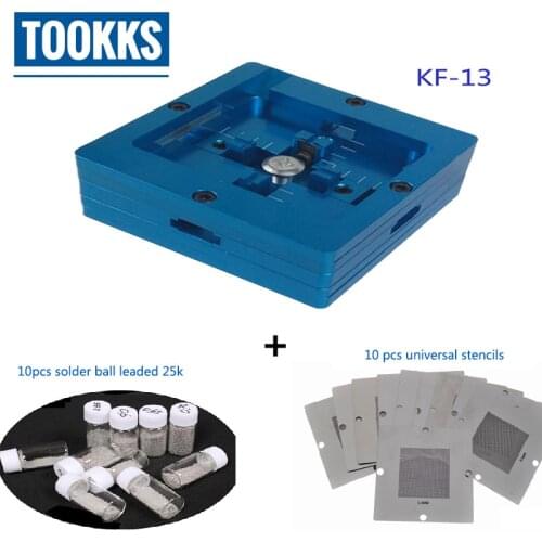 80MM Dual Frame BGA Reballing Kit Stencil Holder jig For BGA Motherboard PCB Soldering Repair