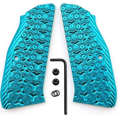 CZ75 Aluminum Grips for CZ 75 Full Size, SP-01 Series, CZ75 Shadow 2, 75B BD, Screws Included
