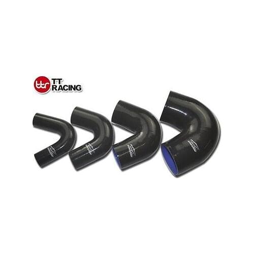 AUE135-57BK - 4PLY Silicone 135 Degree Elbow intake hose 57mm 2.25" 2-1/4" Black
