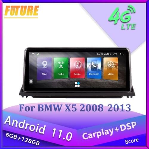 Android 11.0 For BMW X5 E70 X6 E71 2008-2013 Android Car Radio Stereo Multimedia Player GPS Navigation Touch Screen Head Unit