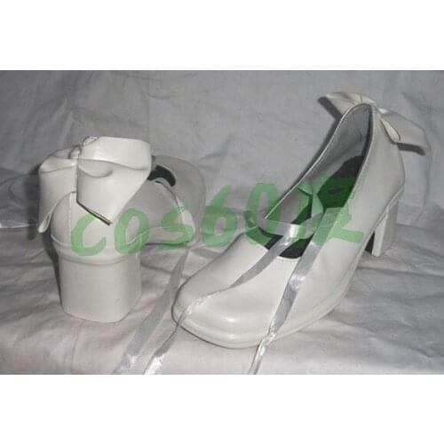 Puella Magi Madoka Magica Madoka White cosplay shoes S008