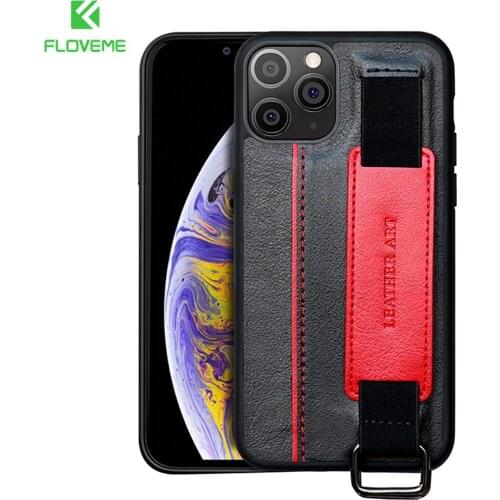 Wrist Strap Case For iPhone 12 Pro Max 12 PU Leather Wristband Cover For iPhone 11 Pro 11 XR X XS Max 6S 7 8 Plus Stand Bracket