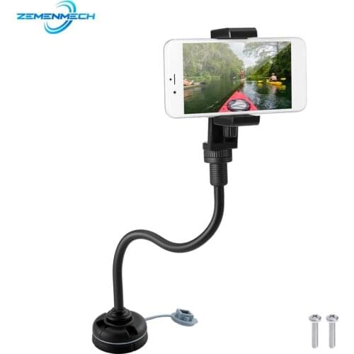 Phone Mount Base Cellphone Holders with Flexible Long Arm Kayak Canoe Dinghy Marine Boat Photograph Camera Bracket Accessories