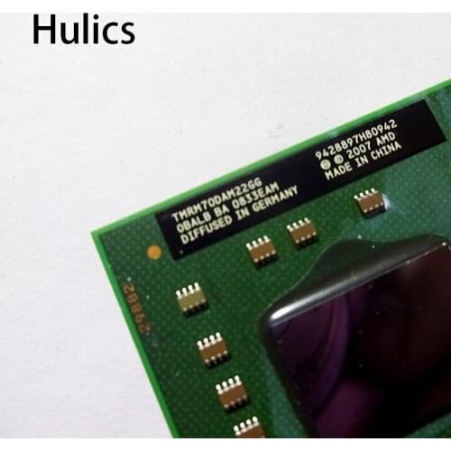 Hulics AMD Turion 64 X2 Mobile technology RM-70 RM 70 RM70 2.0 GHz Dual-Core Dual-Thread CPU Processor TMRM70DAM22GG Socket S1