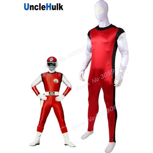 Choshinsei Flashman Red Flash Jin Cosplay Bodysuit | UncleHulk