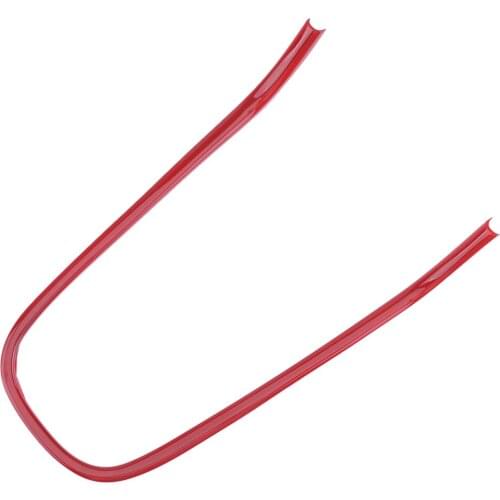 Red Center Console Gear Shift Box U-shape Panel Trim Cover Strip Fit for Jeep Cherokee 2014 up