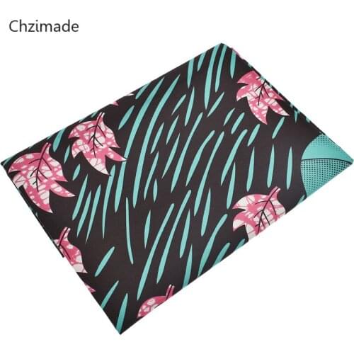 Lychee Life 1Yard Wax Maple Leaves Printed Nigeria Ankara African Wax Prints Fabric For Dress Making Accessories