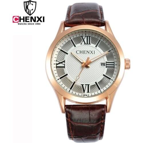 CHENXI Watches Men Luxury Top Brand New Fashion Mens Dial Designer Quartz Watch Male Wristwatch relogio masculino relojes