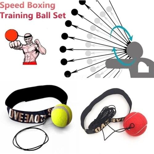 50Pcs/Lot Boxing Equipment Fight Ball Training Accessories Reflex Speed Ball Muay Thai Trainer Quick Response Ball Punching