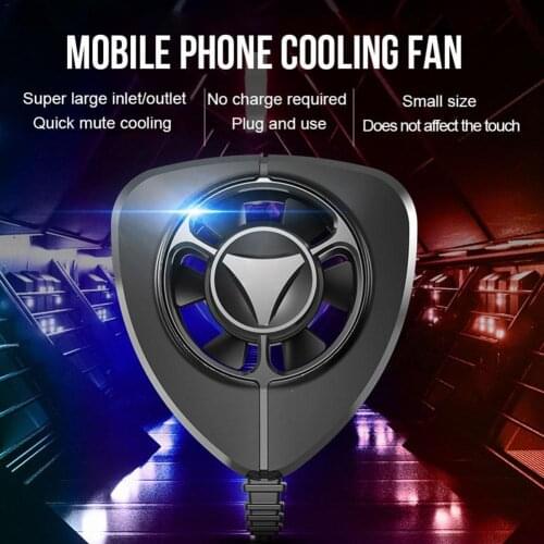 Portable FL02 Universal Portable Mobile Phone Gaming Cooler Radiator Heat Cooling Fan Phone Cooler Fast Dissipation Hot sale