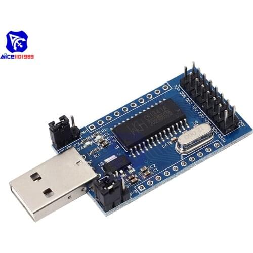 CH341A Programmer USB to UART IIC SPI I2C Convertor Parallel Port Converter Onboard Operating Indicator Lamp Board Module