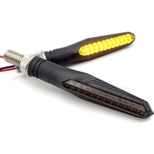 Motorcycle Turn Signal 12v Waterproof Sequential Amber Flasher Indicator Blinker For Cb400sf Suzuki Gsf Cbr 1100xx Gsxr 600 K7