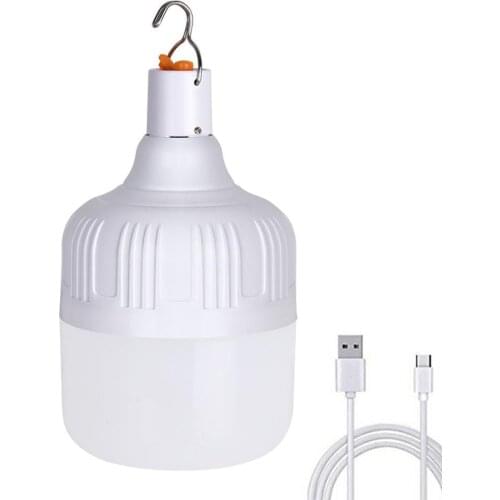 60W / 100W Rechargeable Bulb LED Waterproof Emergency For Home Lamp Light Emergency flashlight Camp Mini Outdoor light I5G0