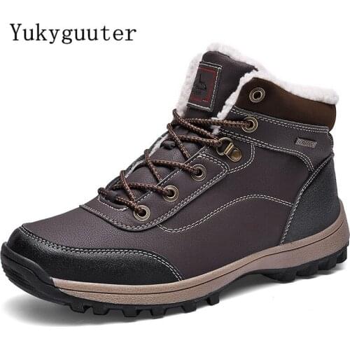 Winter Men Women Hiking Shoes Outdoor Walking Jogging Trekking Snow Boots Mountain Climbing Sport Sneakers Athletic Waterproof