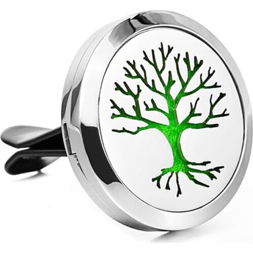 1Pc Aromatherapy Jewelry Stainless Steel Essential Oil Clip Car Diffuser Pendant For Jewelry Fit 23mm Pads