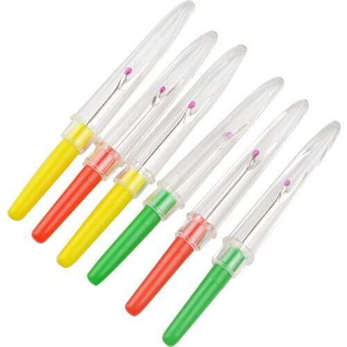 1pc Color Random Cross Stitch Tip Remover Stitches Patchwork Seam Ripper Take Out Device Needlework Sewing Accessories