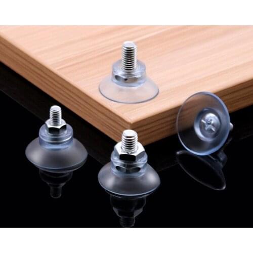 4pcs Furniture Adjustable Screw Leg Pad M6 M8 Non-slipChair Foot Cups For Glass Table Sofa Floor Protector Hardware Accessories