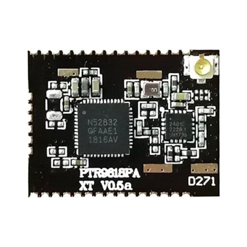 5pieces/lot 30GPIO nRF52832 BLE4.0 ANT MESH 2.4G Low energy wireless Bluetooth 5.0 module with IPX extra antenna XUNTONG