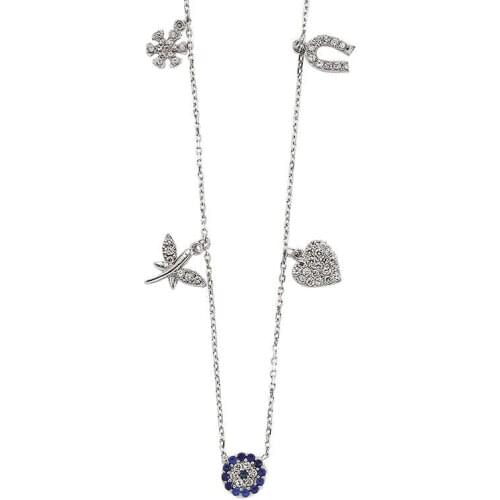 Amulet luck ,Necklace ,Silver, Stylish and High Quality, Fast Shipping, of Hundreds of Kinds Silver Necklaces