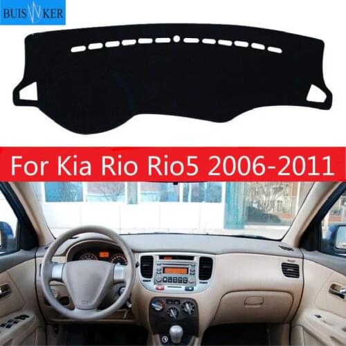 For Kia Rio Rio5 2006 2007 2008 2009 2010 2011 Dashboard Cover Pad Mat Sun Shade Instrument Cover Carpet Car Styling Accessories