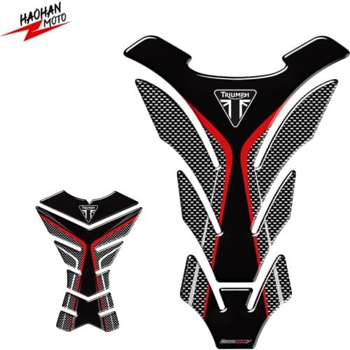 For Triumph 675R Tiger 800 XC Speed Triple Tankpad 3D Motorcycle Tank Pad Protector Decal Stickers