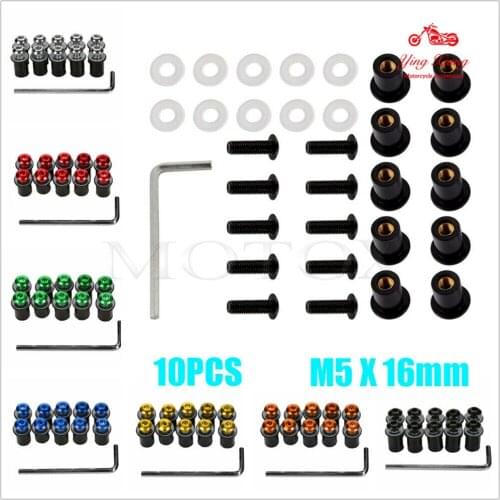 Kit Fit For ST1100 XL1000V CBR600 CBR1000 CB400 VARADERO Windscreen Windshield Bolts Screws