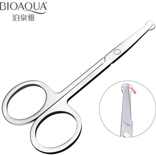 BIOAQUA eyebrow scissors stainless steel Makeup Scissors eyebrow shaper shaver makeup eyebrow scissor