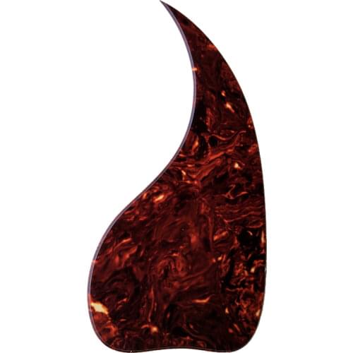 Pleroo Custom Guitar pickgaurd - Great For J45 Acoustic Guitar Pickguard Teardrop Shape, Brown Tortoise