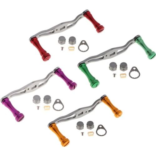 FULL METAL Fishing Reel Handle Knob Left / Right Hand Interchangeable DIY for Baitcasting Reels Fishing Tools