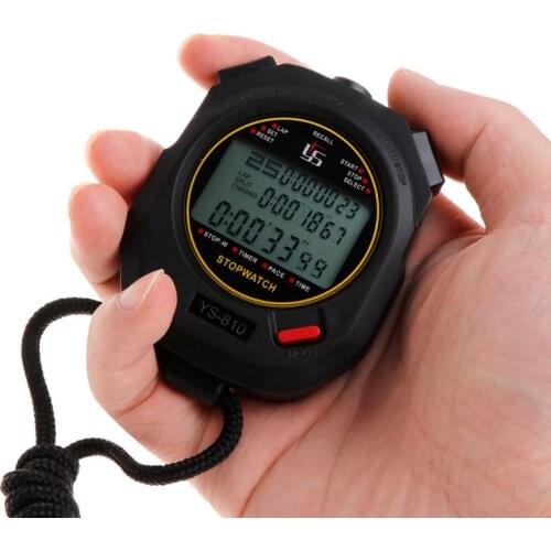 Professional Handheld Digital Stopwatch Sport Running Training Chronograph Timer