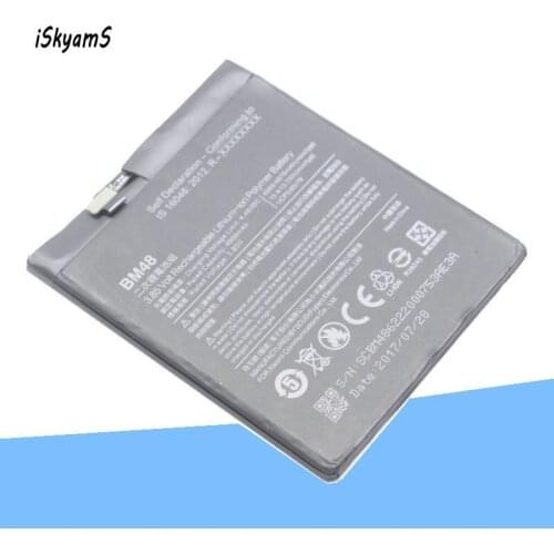 ISkyamS 1x4000mAh BM48 Replacement battery For Xiaomi Mi Note 2 Battery