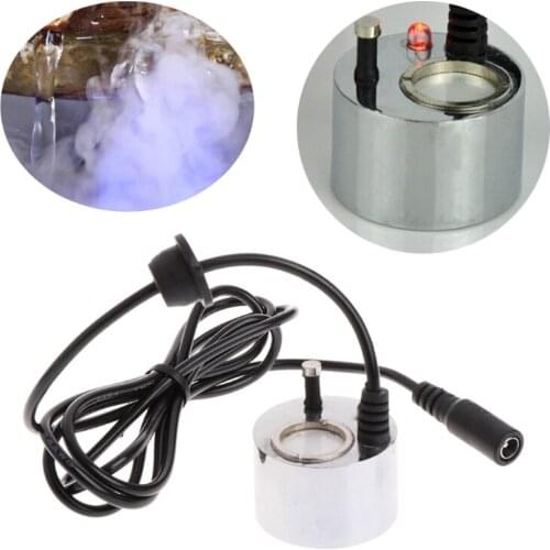 LED Colorful Light Ultrasonic Mist Maker Fogger Water Fountain Pond Decoration