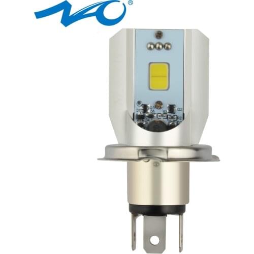 NAO LED H4 Motorcycle Headlight HS1 led Bulb moto light Plug and Play 6W 12V 24V 800LM High Low Beam COB Motobike Light Lamp M2S
