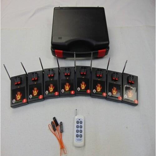 ZH01R-8 8 cues Smart Remote LED 433MHZ Stage Lighting Effect fireworks wireless switch electric wire Professional stage