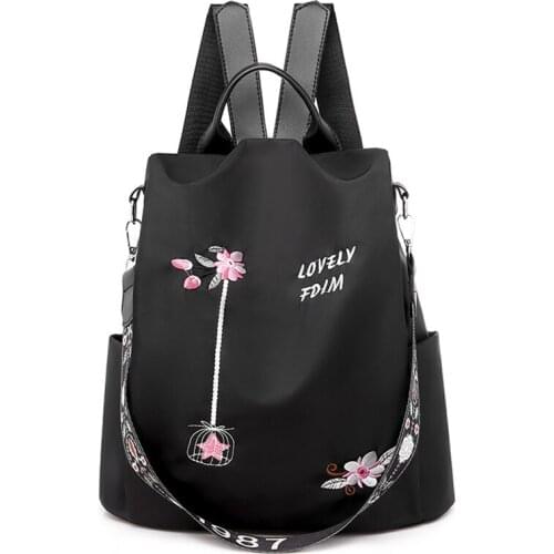 Unisex British Style Casual Waterproof Oxford School Backpack Rucksack Summer Fashion Anti Theft Women Backpacks Sac A Dos Femme