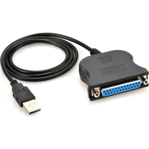 USB Interface To 25 Pin Parallel Port Printer Cable IEEE 1284 USB To Parallel Adapter Cable Mayitr