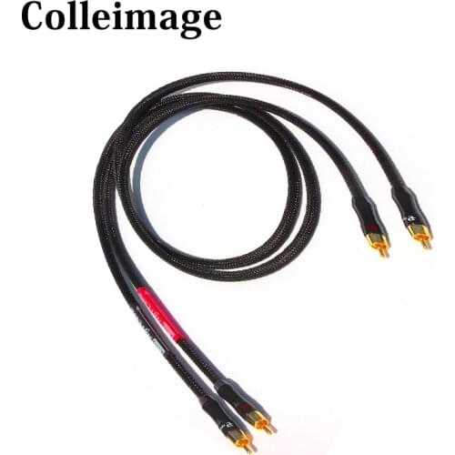 Colleimage One Pair Hifi 2rca Cable High Quality DVD Amplifier Multinedia Interconnection Rca Audio Cable