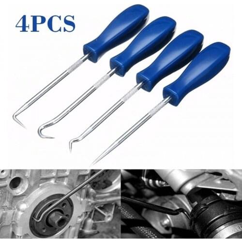4pcs/set Pick and Hook Set O Ring Oil Seal Gasket Puller Remover Pick Hooks For Car Auto Vehicle Tools 13.5cm