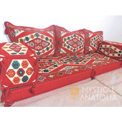 Arabic Floor Seating Sofa Majlis Cushions Oriental Jalsa Bench Area Traditional Arab Sofas Furniture
