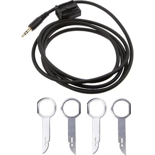 Car AUX-IN Wire 3.5mm CD/Radio/Audio/Stereo Adapter AUX Cable For Ford Fiesta Focus Mondeo PUMA/MK2/MK3/S-MAX Car Accessories