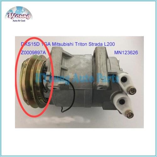 Car a/c compressor clutch for Mitsubishi Triton Strada L200 Z0009897A 7813A105 MN123626 DKS15D 1GA 125mm