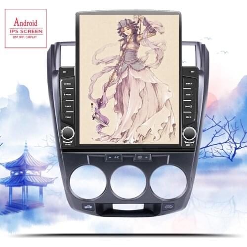 9.7" 6G+128G Car Android 10.0 Radio Multimedia Player For HONDA CITY 2006-2012 GPS Navigation 2.5D IPS Octa Core DSP
