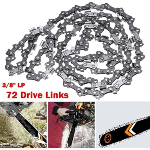 20" Chainsaw Saw Chain Blade 3/8"LP .050 Gauge 72DL Drive Links Replacement Part Saw Chain For Cutting Lumber Accessories