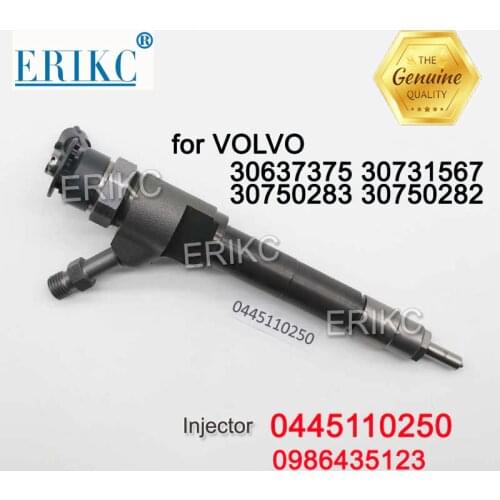 0 445 110 250 Injector Nozzle Assy 0445110250 0986435123 Diesel Fuel Injector 0445 110 250 For Ford-Ranger Mazda-BT-50 VOLVO