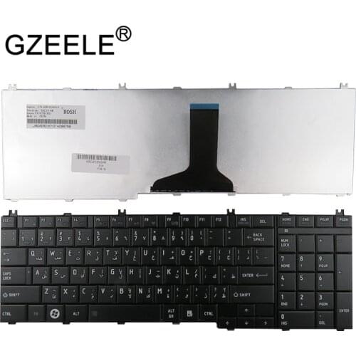 GZEELE C650 Arabic NEW for Toshiba Satellite C655 C655D C660 L650 L655 L670 L675 L750 L755 laptop keyboard AR black keyboard NEW