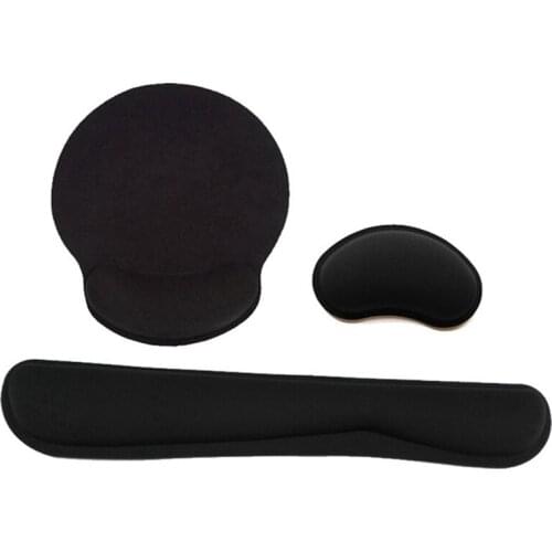 Mouse Pad Wrist Rest Keyboard Pad Wrist Rest Pad And Mouse Rubber Wrist Rest Support With Memory Foam For Computer Laptop