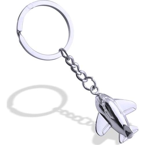 Metal Creative Aircraft Keychain, New Aircraft Pendant, Pilot Key Pendant