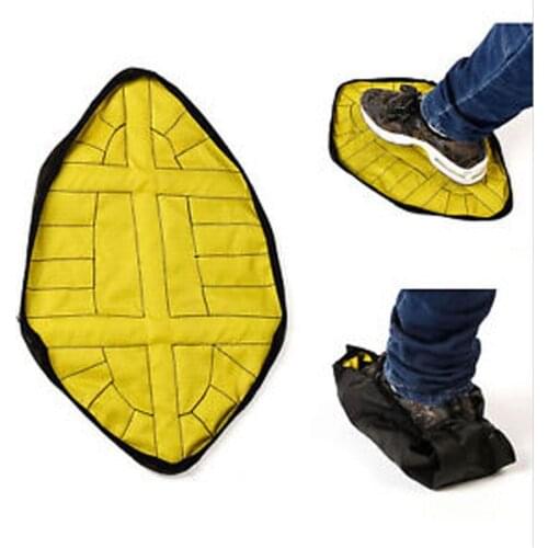 US STOCK Waterproof Reusable Step in Sock Portable Auto-Package Overshoes Shoe Covers