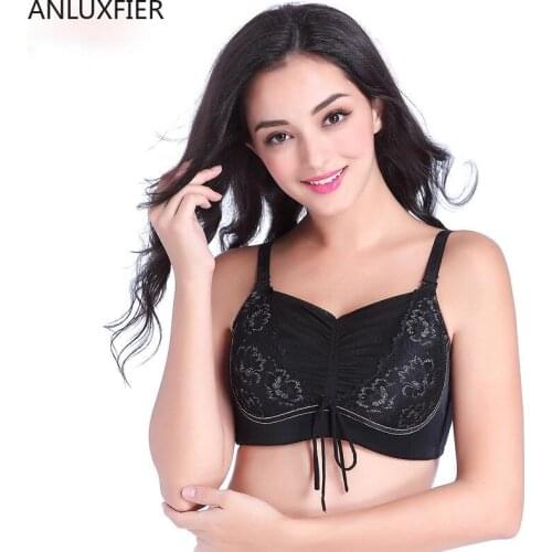 X9037 Adult Mastectomy Bra Special Price Adjustable Height Silicone Breast Prosthesis Bra Lingerie Plus Size Wire Free Bra
