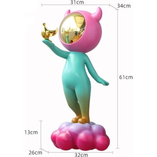 Modern Nordic,Home Decor Fashion Sculpture,Arts And Crafts Figurine,Cartoon Statue,Living Room Home Decoration Accessories